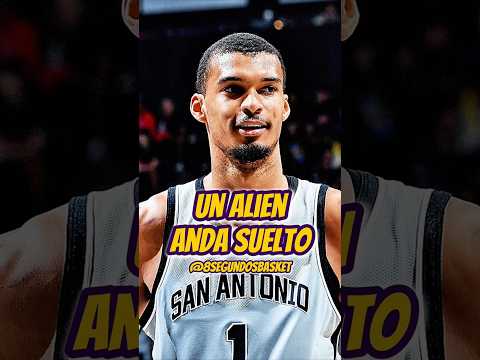 Un alien está destrozando la NBA, tened mucho cuidado😩 #nba #wemby #victorwembanyama #baloncesto