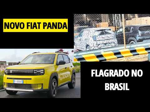🔥NOVO FIAT PANDA - QUANDO VEM PARA O BRASIL?