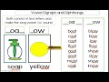 Exploring Vowel Digraphs and Diphthongs