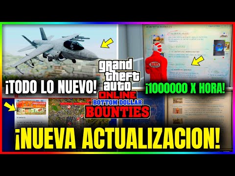 NUEVA ACTUALIZACION en GTA5 Online! GOLPES X2! TALLER!! 1M X HORA! DESCUENTAZOS Y MÁS! NOTICIAS