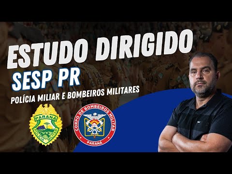 Estudo Dirigido Português SESP PR Polícia Militar e Bombeiros Militares