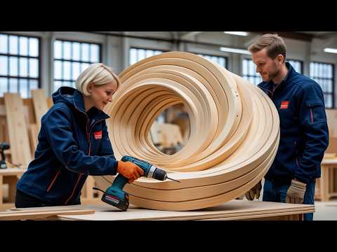 Unbelievable Curves at 70-Year-Old! The Woodworking Genius You Won't Believe