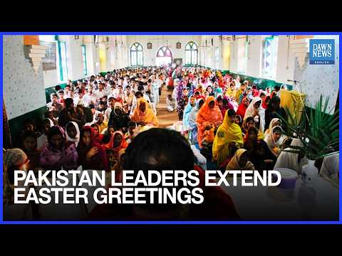 YouTube video thumbnail: On Easter, President Asif Zardari and PM Shehbaz Hail Christian Community’s ‘Admirable Services’