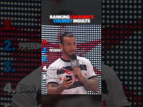 Ranking CM Punk's Coldest Insults π₯Ά