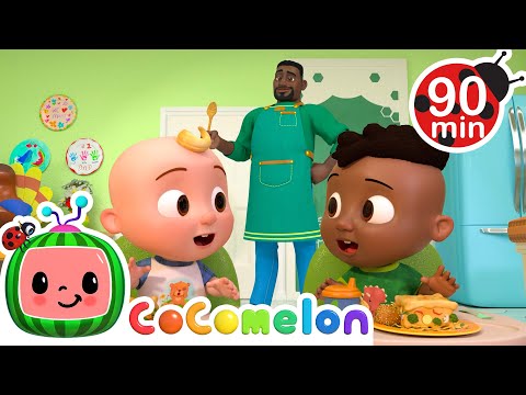 Thankfulness Song 🍗 | CoComelon | Nursery Rhymes for Babies