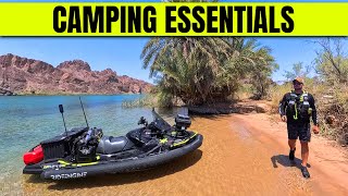 MY ESSENTIAL JETSKI CAMPING GEAR GUIDE