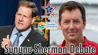 Gov. Chris Sununu-Dr. Tom Sherman Gubernatorial Debate – Greater Nashua Chamber of Commerce Series