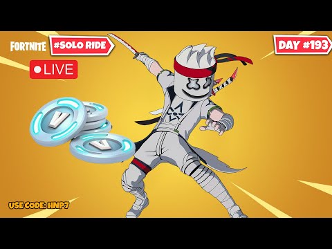 🔴 LIVE •   Fortnite Chapter 5  | Solo Ride | No Commentary | HUNT N PLAY| Live