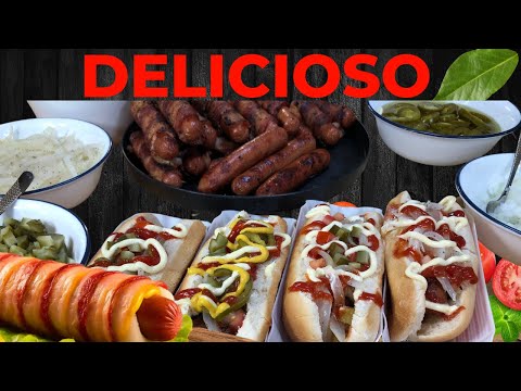 Hot Dogs de SALCHICHA Envueltos en TOCINO! Para tus Comidas FÁCILES y RÁPIDAS en Despedida de VERANO