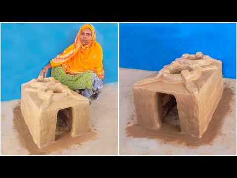 How to make multiple Clay Stove । Primitive Technology of Outdoor Chulha