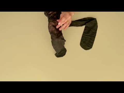 Prezentare ciorapi negri cu model in carouri Fiore Oxford 20 den