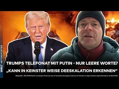 UKRAINE-KRIEG: Eskalation statt Deeskalation! Trotz Putin-Telefonat - Trumps Friedensplan in Gefahr?