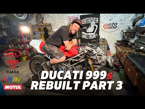 WRECKED & WRITTEN OFF DUCATI 999s REBUILD PART 3