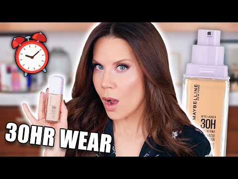 NEW LAUNCH!  30Hr Drugstore Foundation ... Full Day Wear Test