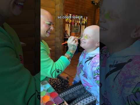Moments like THIS are my WHY! 😭💗 #alopecia #alopeciaawareness #hairloss #makeup #shorts