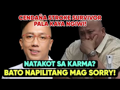 BATO NAG SORRY! MATAPOS TUMANGGAP NG BATIKOS DAHIL SA PAMBABASTOS NG ISANG STROKE SURVIVOR!