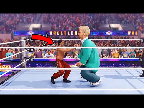 WWE 2K25 Giant Hornswoggle Vs Mini Great Khali