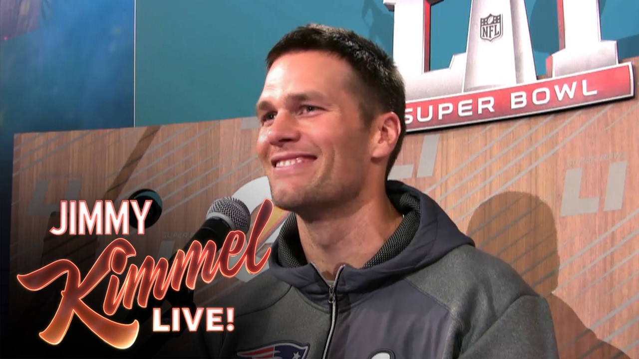 Guillermo at Super Bowl Media Night