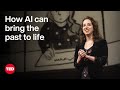 Exploring the Past and Future through Cartooning and AI