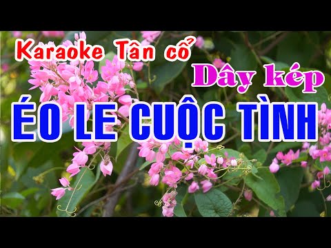 Karaoke tân cổ ÉO LE CUỘC TÌNH – DÂY KÉP
