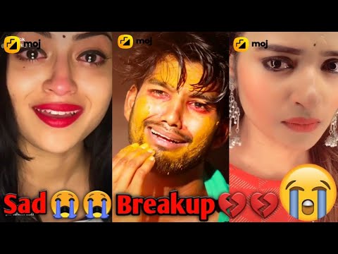 moj short  video/💔💔/Heart Touching "Breakup" 💔😭 Most Emotional Musically Videos//breakup part 160