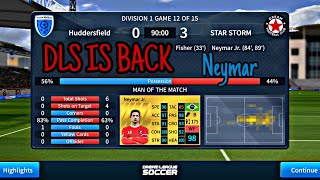 DLS MATCH(Fire in the football ground)#Neymar