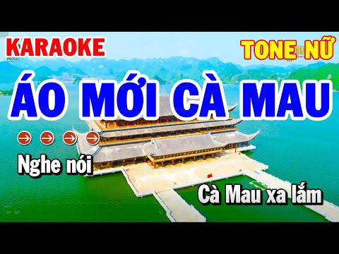 Karaoke Áo Mới Cà Mau Tone Nữ | Nhạc Sống Cha Cha Cha Beat Hay 2021 | Karaoke Thanh Hải