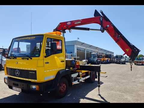 Mercedes-Benz 914 4x2 ECOLINER - BergingsWagen - Opbouw S.J. (2013) Bril 3T + Lier 4500KG + HMF1020 K3 + UNUSED! - Full Steel | Vrachtwagens | Bergingswagen