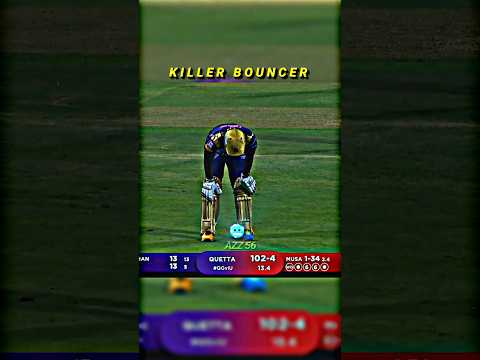 KILLER BOUNCER 🥵🥶 #cricket #shorts