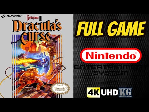 Castlevania 3: Dracula's Curse | NES | 4K60ᶠᵖˢ UHD🔴 | Longplay Gameplay Walkthrough Full Movie Game