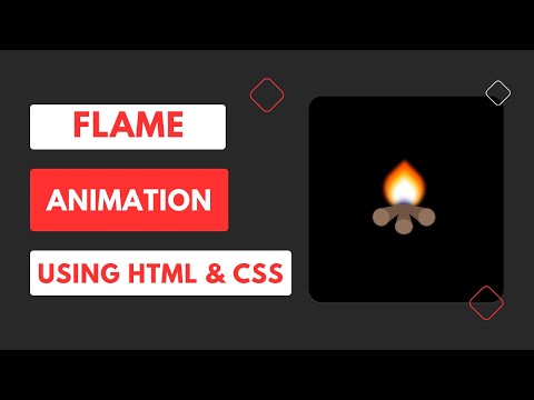 Flame Animation | HTML CSS