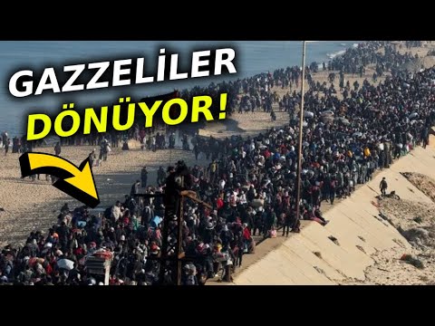 Ateşkes Krizi Aşıldı! Gazzeliler Gazze'nin Kuzeyindeki Evlerine Dönüyor!