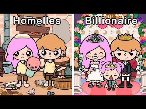 Homelles Boyfriend Became a Millionaire and then Cheated On Me 🤑💔| Toca boca | Toca Life World