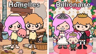 Homelles Boyfriend Became a Millionaire and then Cheated On Me 🤑💔| Toca boca | Toca Life World