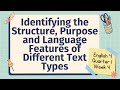 Understanding Text Types and Purposes