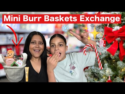 We Surprised Each Other with Mini Burr Baskets – So Cute! #familyvlog #vlog