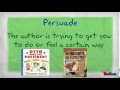 Exploring the Author's Purpose in Animated Presentations