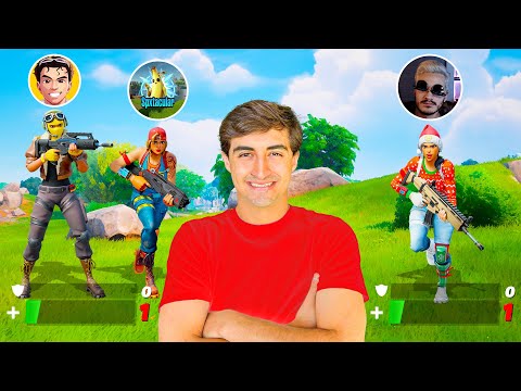 Enfrenté YOUTUBERS vs YOUTUBERS en Fortnite!