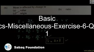 Basic Statistics-Miscellaneous-Exercise-6-Question 1