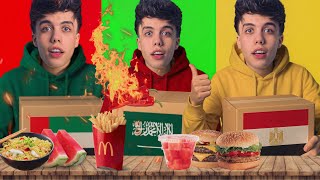 تحدي تاكل علي حسب لون ملابسك ( لا تختار الدولة الخطاء ) 😱💔🔥