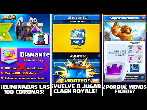 ¡CAMBIO INESPERADO en el PASS ROYALE DIAMANTE! 😡 ¿SKIN TEMPORADA 1? Noticias Clash Royale season 68