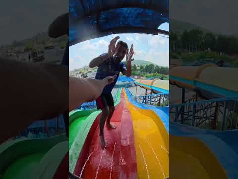 Bela ciao playground parkour waterslides balloon chasing pov