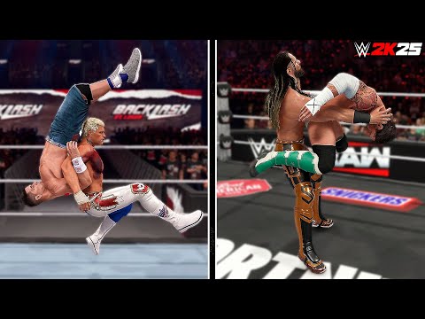 WWE 2K25: 50 Best Unused & Underrated Moves!