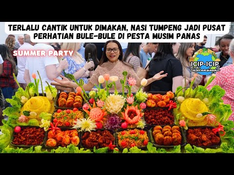 TERLALU CANTIK UNTUK DIMAKAN, NASI TUMPENG JADI PUSAT PERHATIAN DI PESTA MUSIM PANAS | SUMMER PARTY