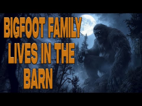 Bigfoot Family Living in the Barn