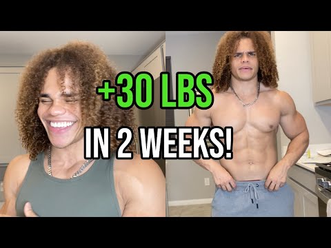 How I Gained 30 Pounds in 2 Weeks..