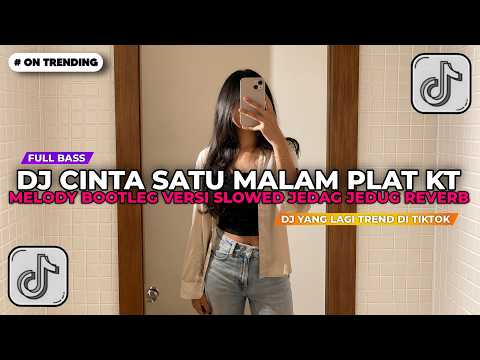 DJ CINTA SATU MALAM PLAT KT X MELODY BOOTLEG VERSI SLOWED JEDAG JEDUG REVERB 2026!