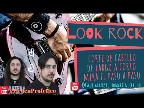 Look Rock And Roll, Tutorial Pasar de Cabello Largo a Corto #peluqueria #escueladepeluqueria