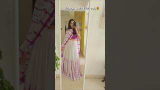 Subscribe for more such budget friendly outfit ideas🙂🌻 #niketimsy #lehenga #trending #viralvideo