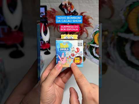 Comprei o novo Bombom da Cacau Show com surpresas do Bob Esponja 🤩 #Shorts